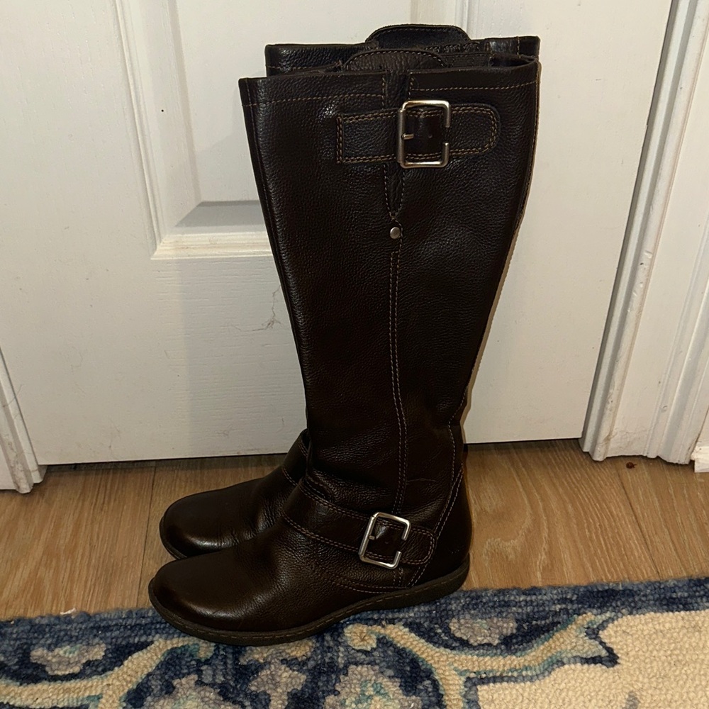 b.o.c. Dark Brown At the Knee Boots
